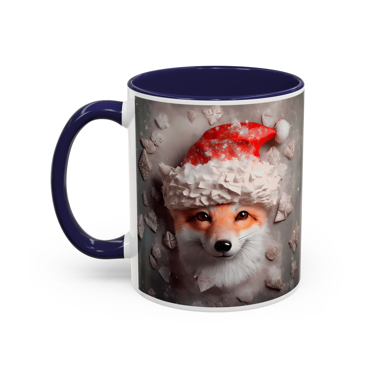 Festive Fox Coffee Mug - Perfect for Holiday Cheer, Gift for Animal Lovers, Winter Decor, Cozy Mornings, Cute Tea Cup