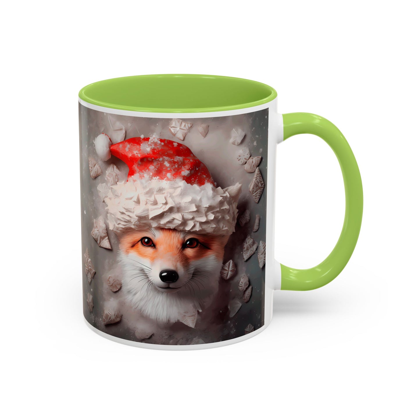 Festive Fox Coffee Mug - Perfect for Holiday Cheer, Gift for Animal Lovers, Winter Decor, Cozy Mornings, Cute Tea Cup
