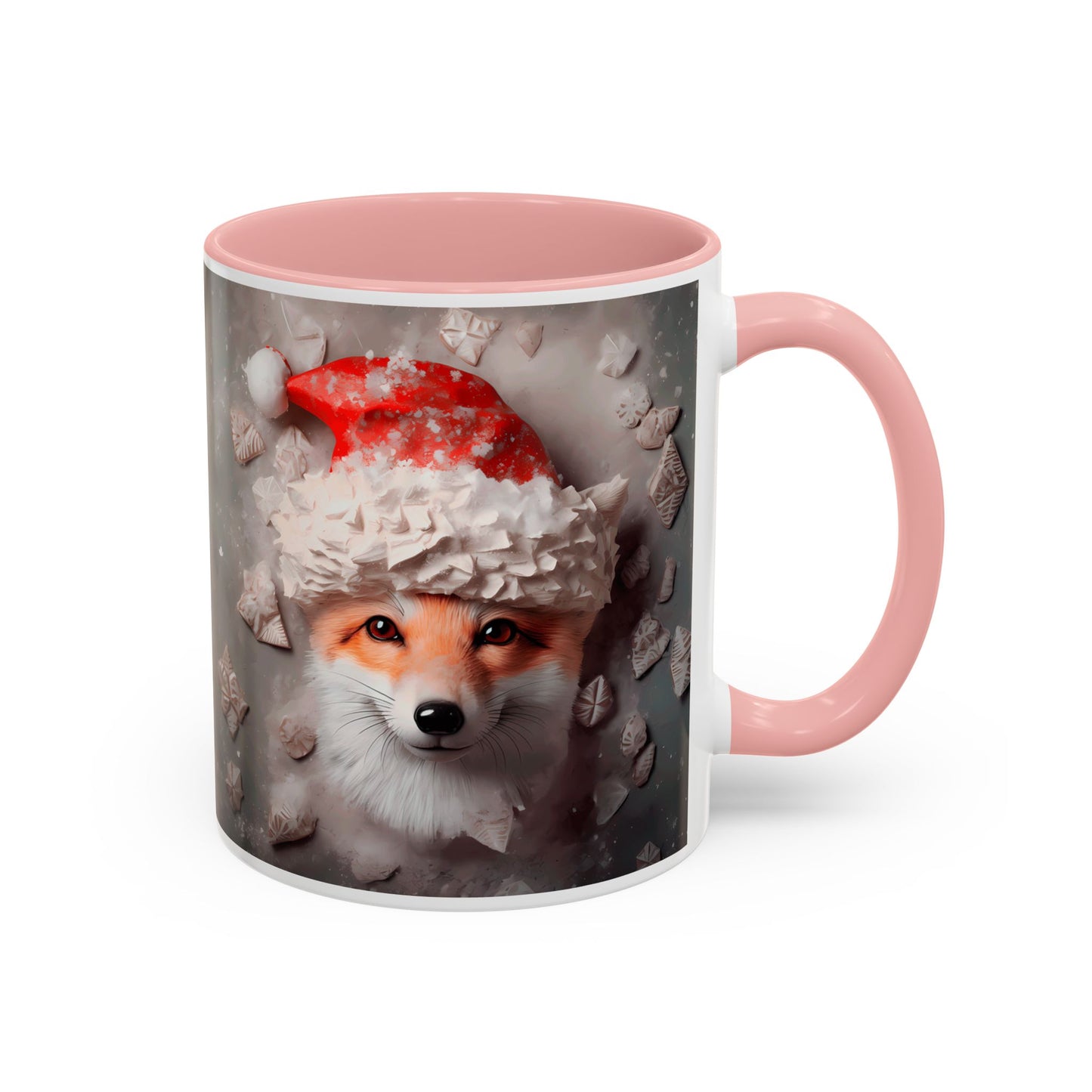 Festive Fox Coffee Mug - Perfect for Holiday Cheer, Gift for Animal Lovers, Winter Decor, Cozy Mornings, Cute Tea Cup