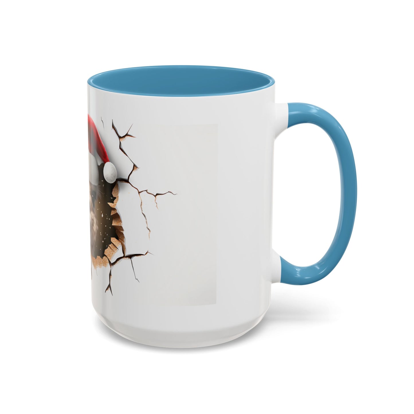 Santa Llama Accent Coffee Mug - Fun Holiday Gift for Animal Lovers, Perfect for Christmas, Office Decor, Mug Collection, Home & Kitchen