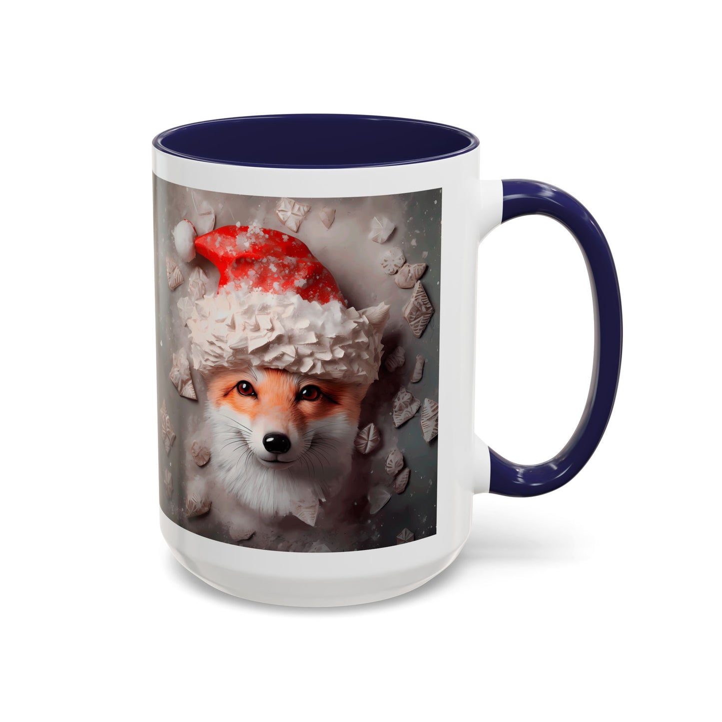 Festive Fox Coffee Mug - Perfect for Holiday Cheer, Gift for Animal Lovers, Winter Decor, Cozy Mornings, Cute Tea Cup