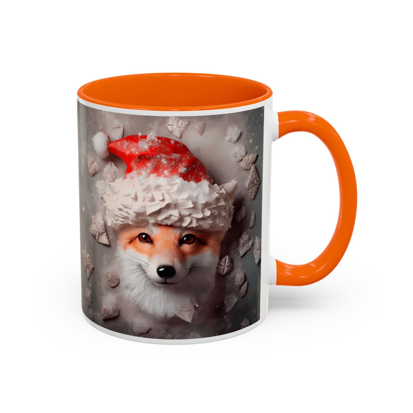 Festive Fox Coffee Mug - Perfect for Holiday Cheer, Gift for Animal Lovers, Winter Decor, Cozy Mornings, Cute Tea Cup