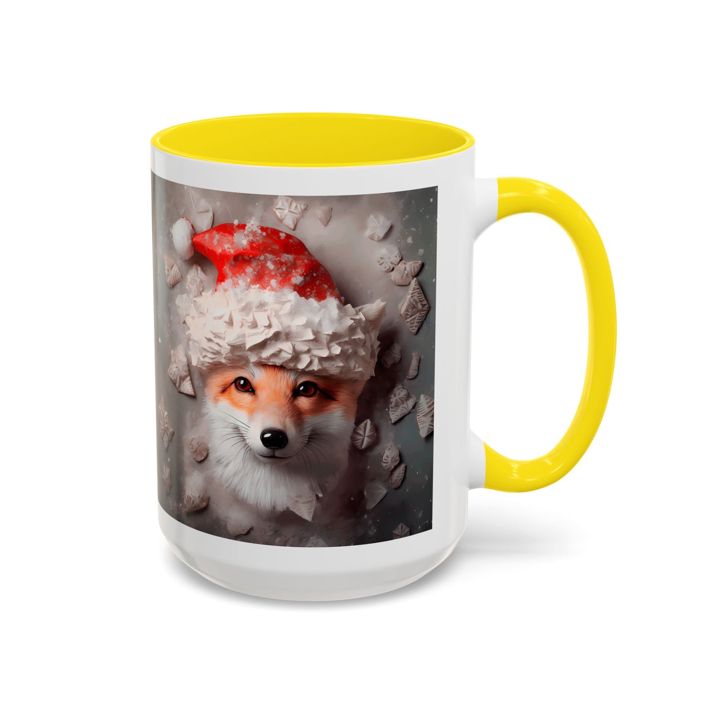 Festive Fox Coffee Mug - Perfect for Holiday Cheer, Gift for Animal Lovers, Winter Decor, Cozy Mornings, Cute Tea Cup