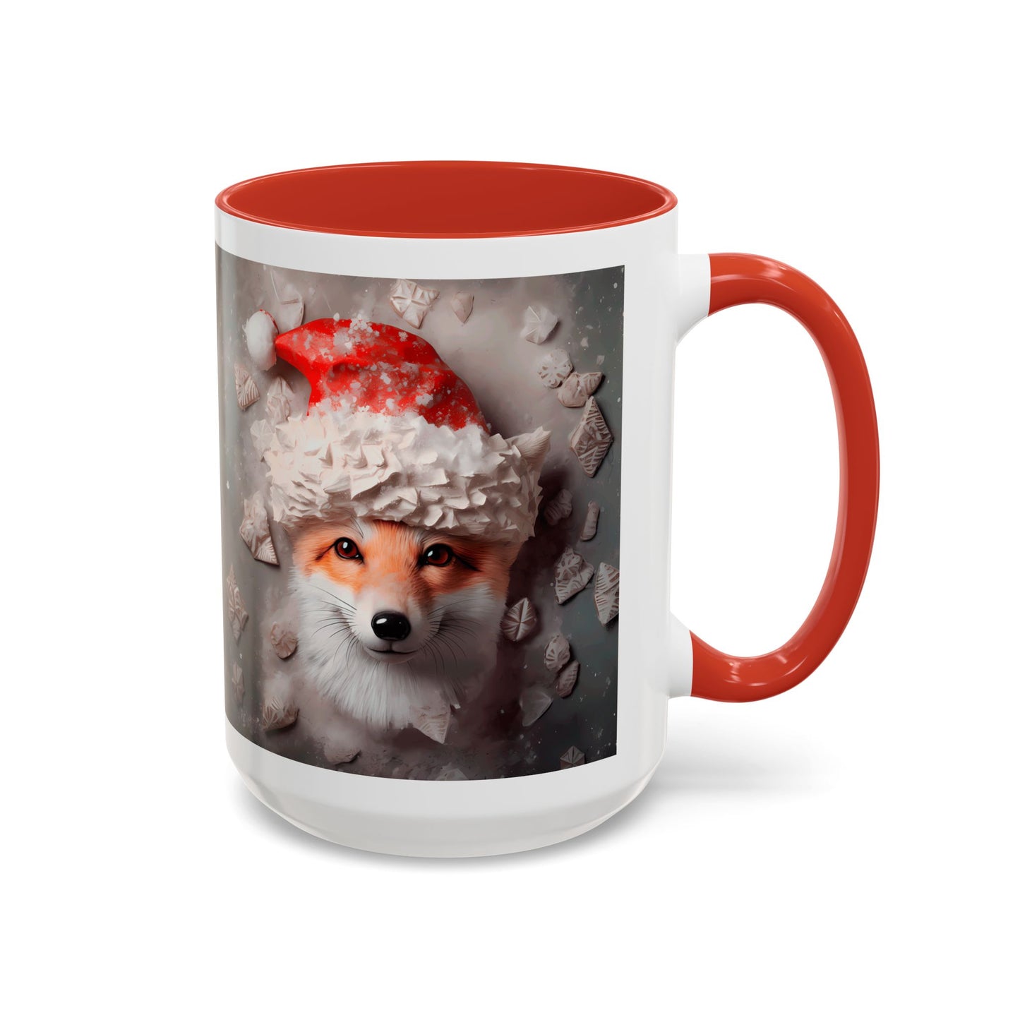 Festive Fox Coffee Mug - Perfect for Holiday Cheer, Gift for Animal Lovers, Winter Decor, Cozy Mornings, Cute Tea Cup