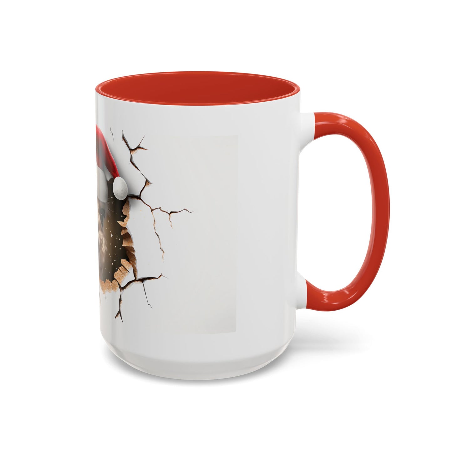 Santa Llama Accent Coffee Mug - Fun Holiday Gift for Animal Lovers, Perfect for Christmas, Office Decor, Mug Collection, Home & Kitchen