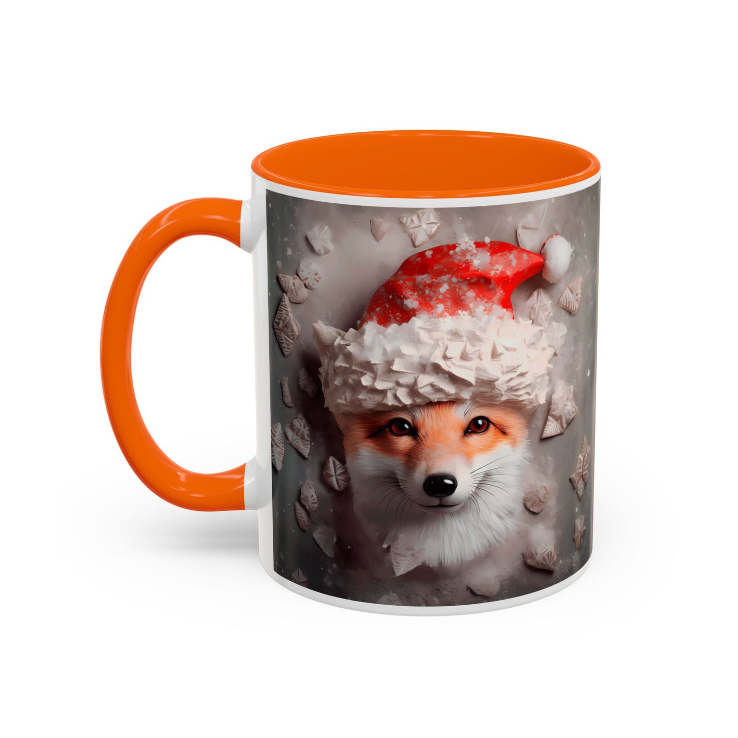 Festive Fox Coffee Mug - Perfect for Holiday Cheer, Gift for Animal Lovers, Winter Decor, Cozy Mornings, Cute Tea Cup