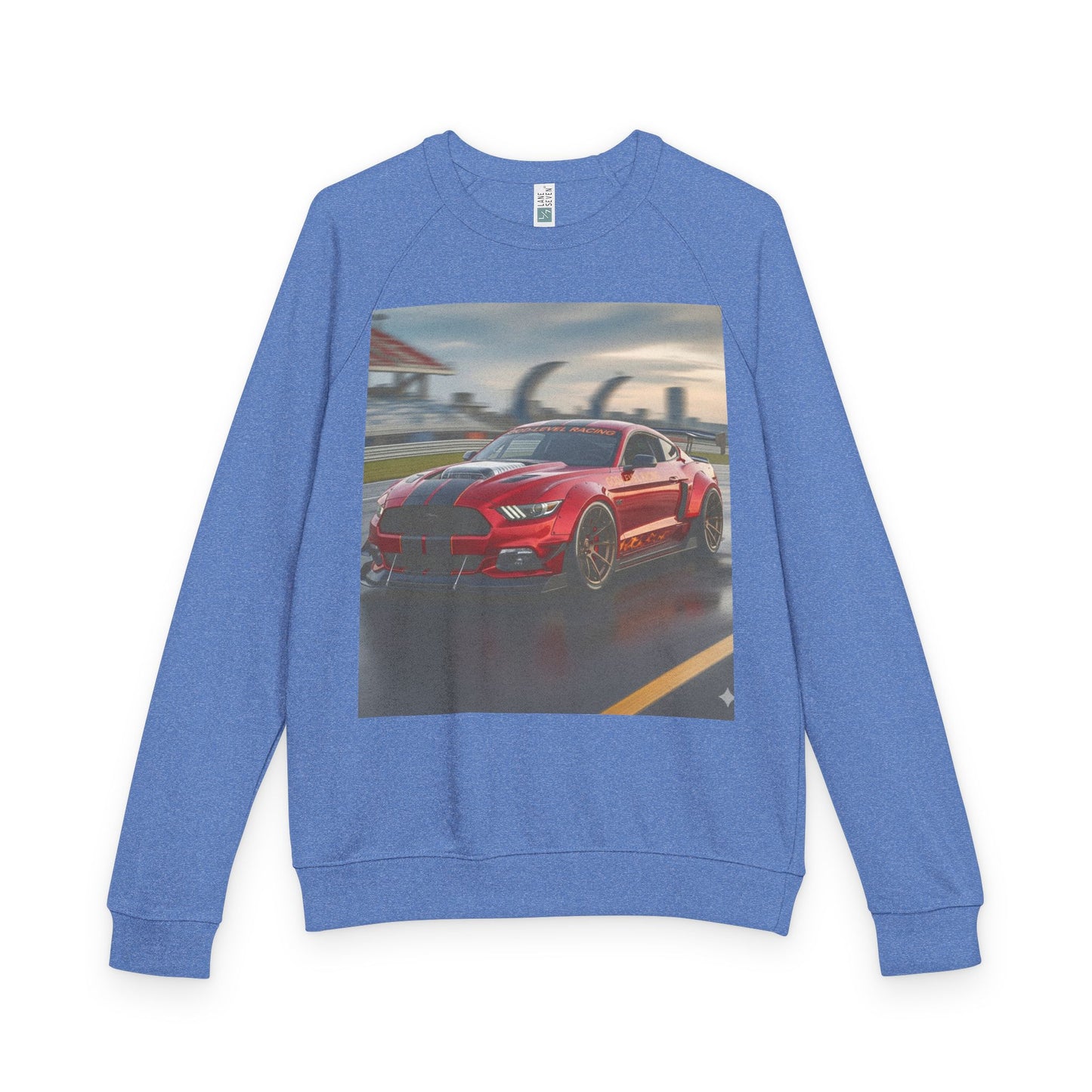 Racing Car Graphic Crewneck Sweatshirt, Unisex Sweatshirt, Automotive Gift, Car Enthusiast Apparel, Casual Style, All-Season Wear
