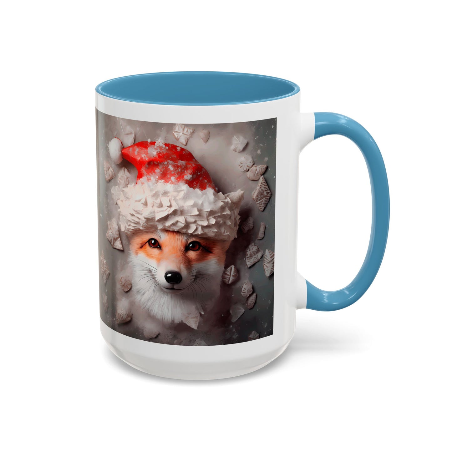 Festive Fox Coffee Mug - Perfect for Holiday Cheer, Gift for Animal Lovers, Winter Decor, Cozy Mornings, Cute Tea Cup