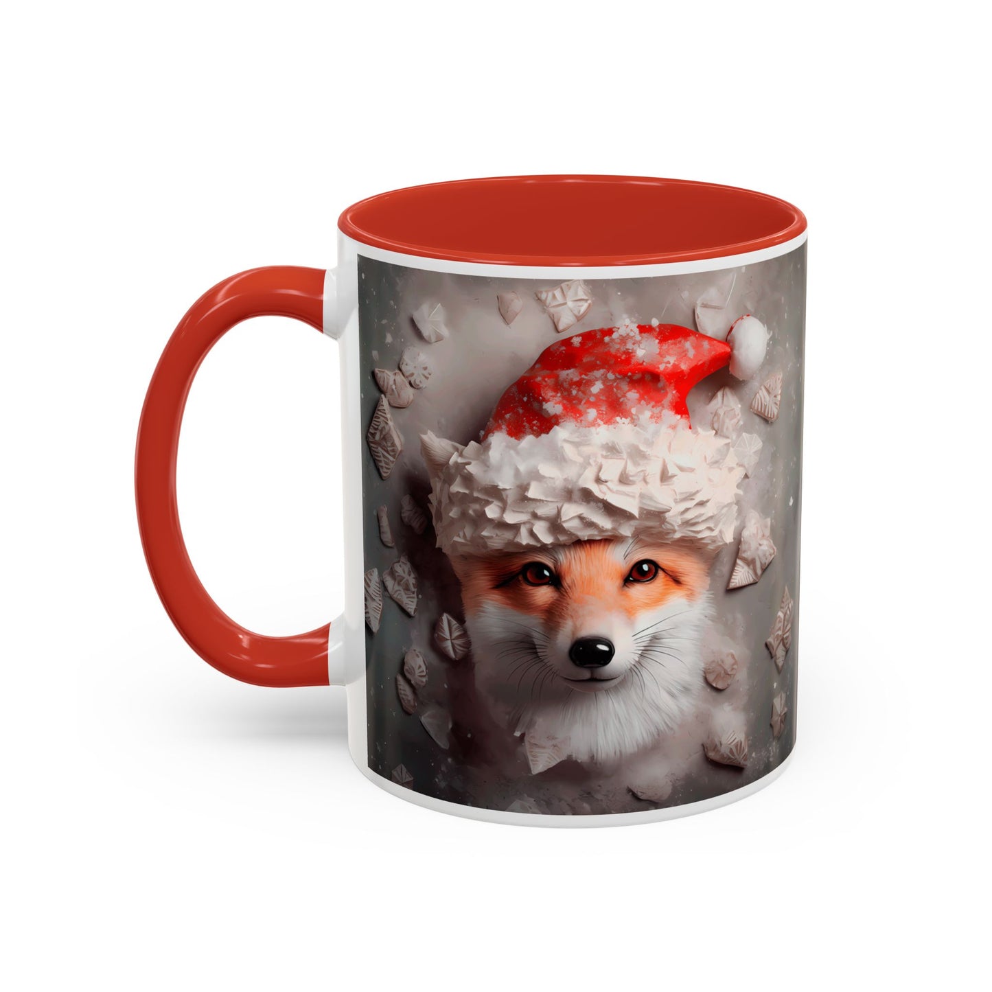 Festive Fox Coffee Mug - Perfect for Holiday Cheer, Gift for Animal Lovers, Winter Decor, Cozy Mornings, Cute Tea Cup