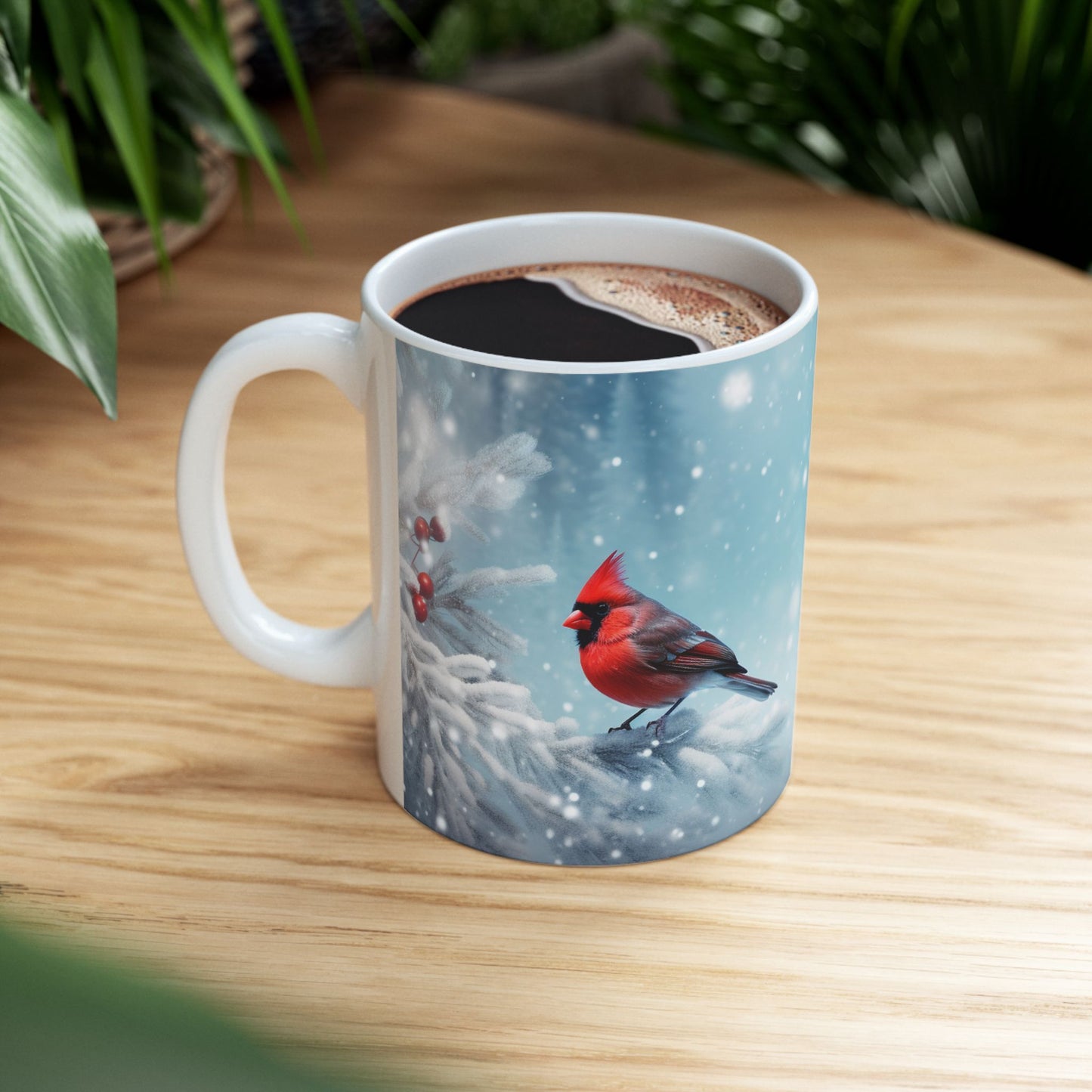 Winter Wonderland Ceramic Mug - Cozy Holiday Drinkware, Perfect Gift for Christmas, Hot Beverage Lovers, Holiday Decor