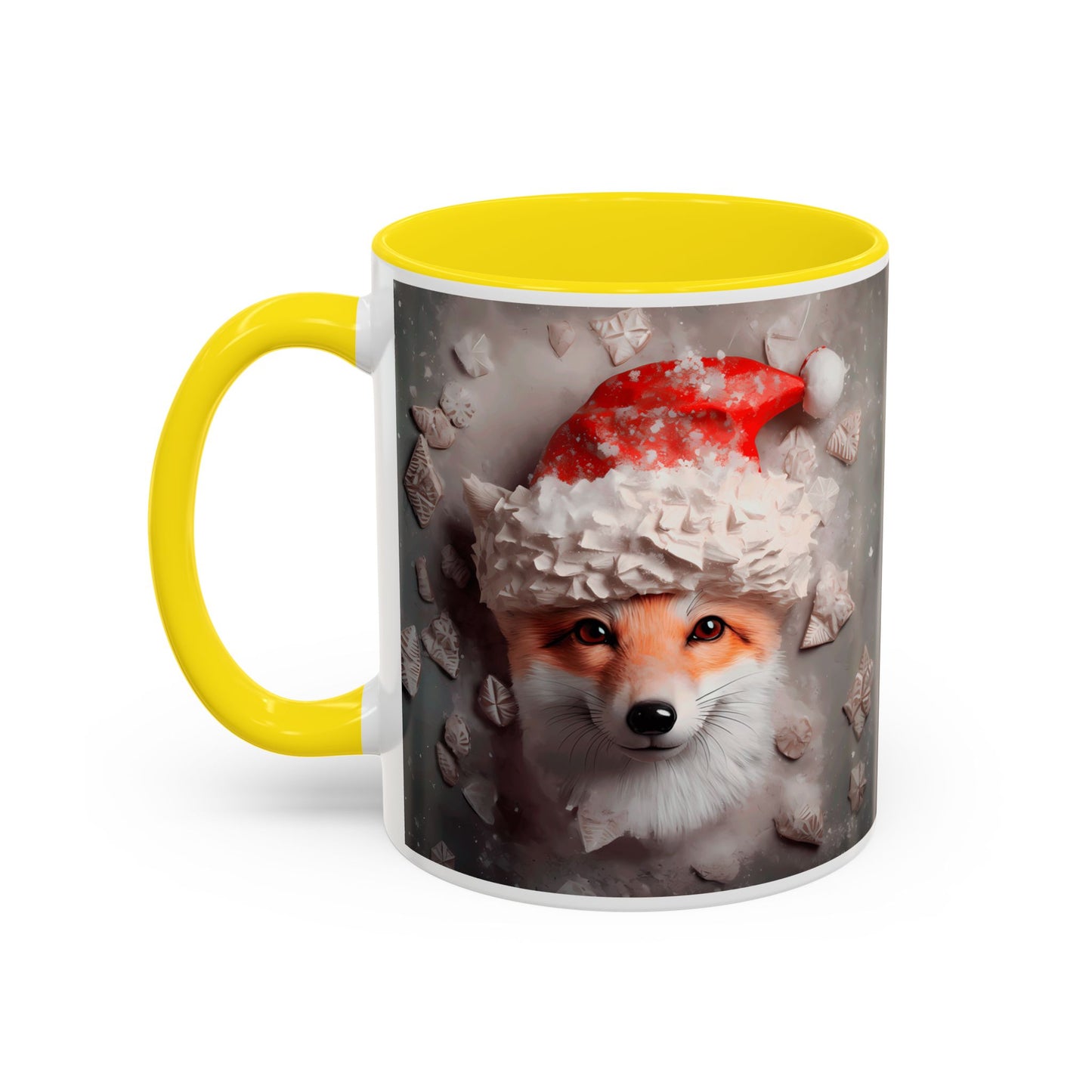 Festive Fox Coffee Mug - Perfect for Holiday Cheer, Gift for Animal Lovers, Winter Decor, Cozy Mornings, Cute Tea Cup