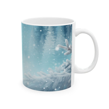 Winter Wonderland Ceramic Mug - Cozy Holiday Drinkware, Perfect Gift for Christmas, Hot Beverage Lovers, Holiday Decor