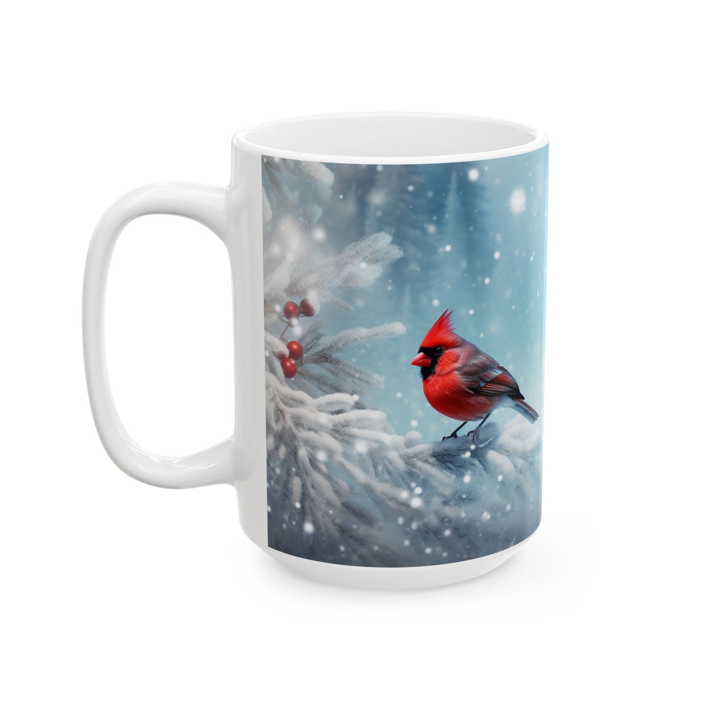 Winter Wonderland Ceramic Mug - Cozy Holiday Drinkware, Perfect Gift for Christmas, Hot Beverage Lovers, Holiday Decor