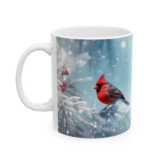 Winter Wonderland Ceramic Mug - Cozy Holiday Drinkware, Perfect Gift for Christmas, Hot Beverage Lovers, Holiday Decor