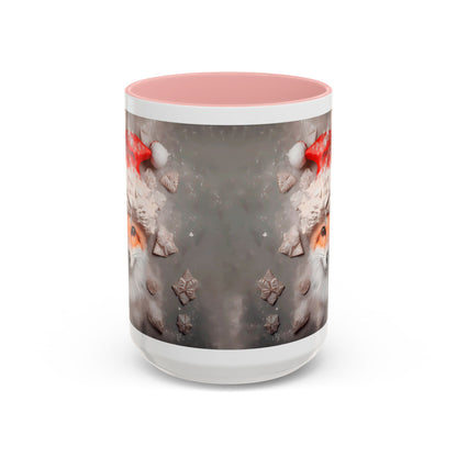 Festive Fox Coffee Mug - Perfect for Holiday Cheer, Gift for Animal Lovers, Winter Decor, Cozy Mornings, Cute Tea Cup