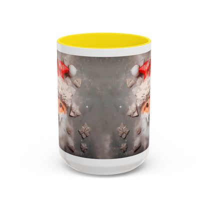 Festive Fox Coffee Mug - Perfect for Holiday Cheer, Gift for Animal Lovers, Winter Decor, Cozy Mornings, Cute Tea Cup