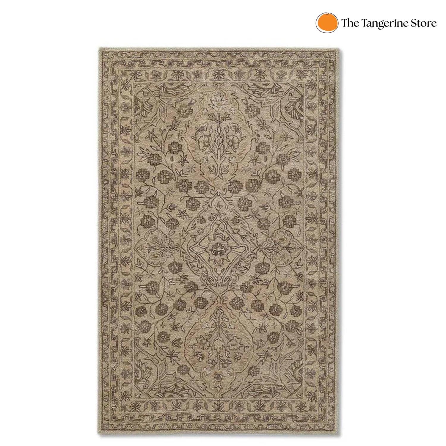 Handcrafted Rug/Carpet | Pure Wool | Hand Tufted | High Pile | High Density | Yarn Dyed-0