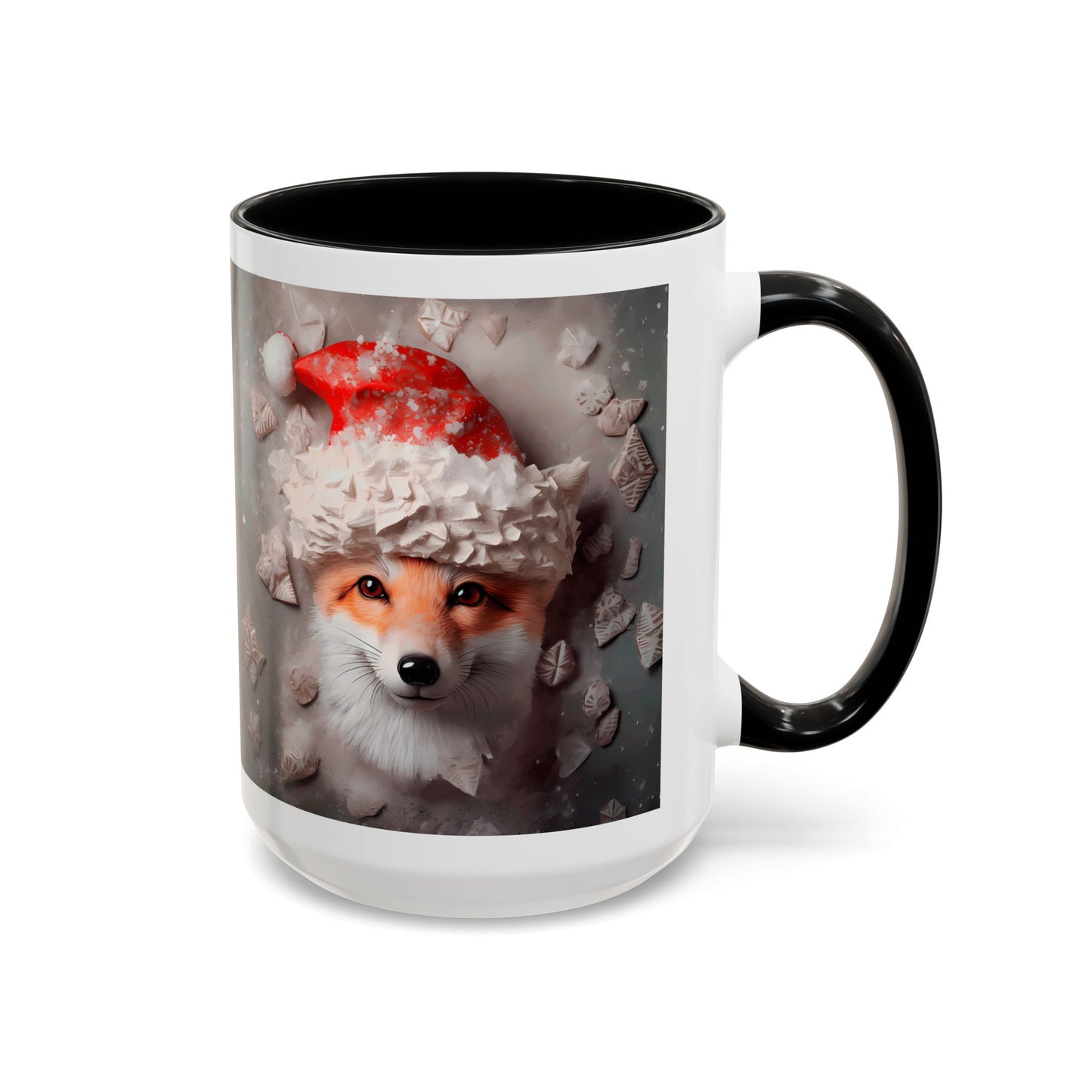 Festive Fox Coffee Mug - Perfect for Holiday Cheer, Gift for Animal Lovers, Winter Decor, Cozy Mornings, Cute Tea Cup
