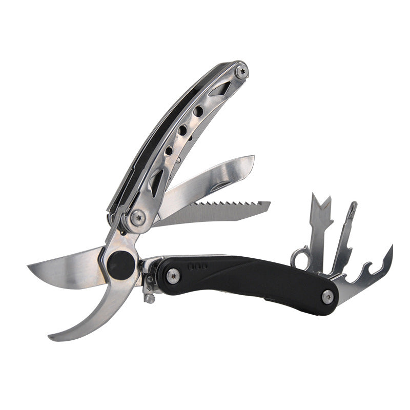 Wautton Multipurpose Garden Clippers with Screwdriver, Saw, Knife, Ruler & More, Compact Garden Shears for Gardening, Camping & Survival Tools-1