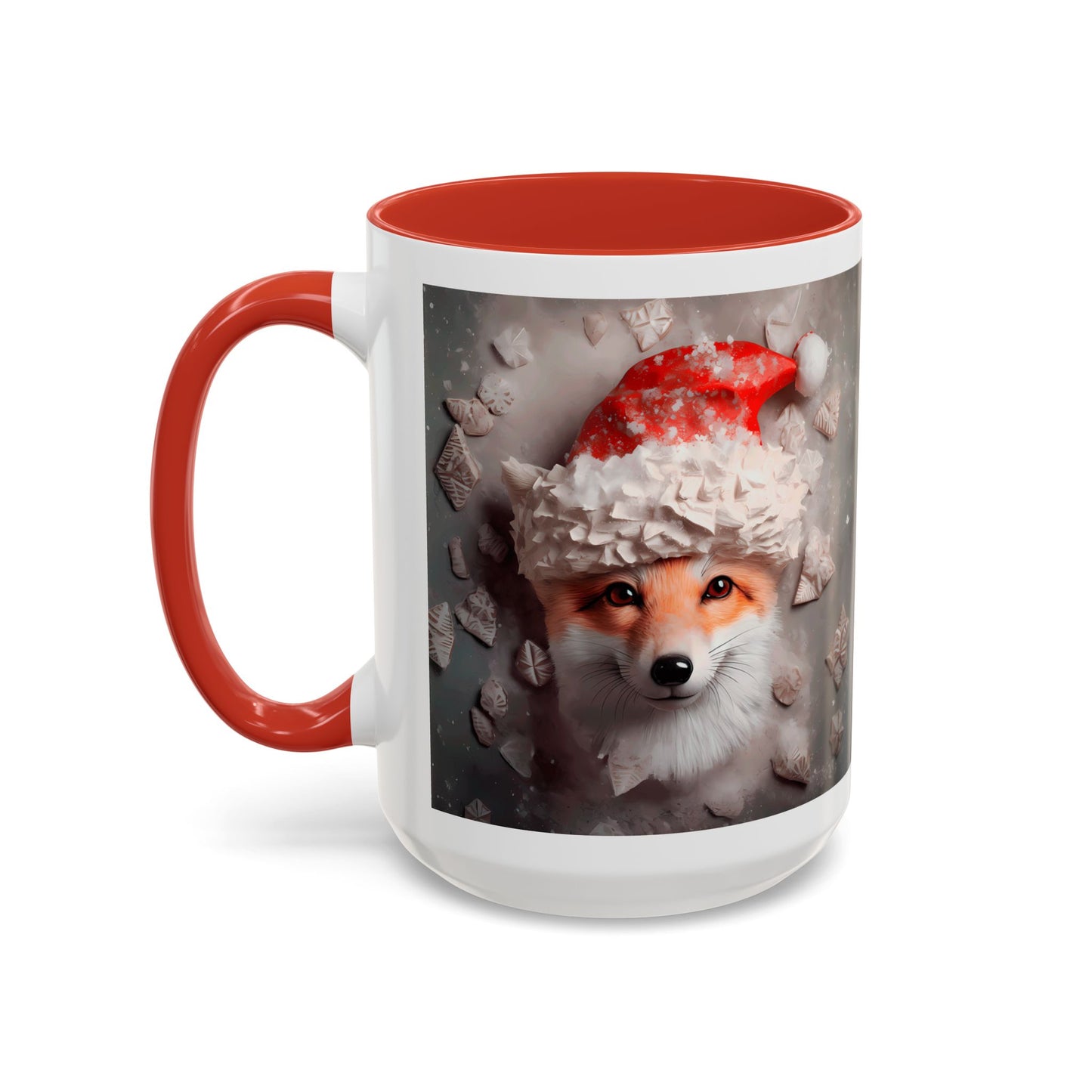 Festive Fox Coffee Mug - Perfect for Holiday Cheer, Gift for Animal Lovers, Winter Decor, Cozy Mornings, Cute Tea Cup