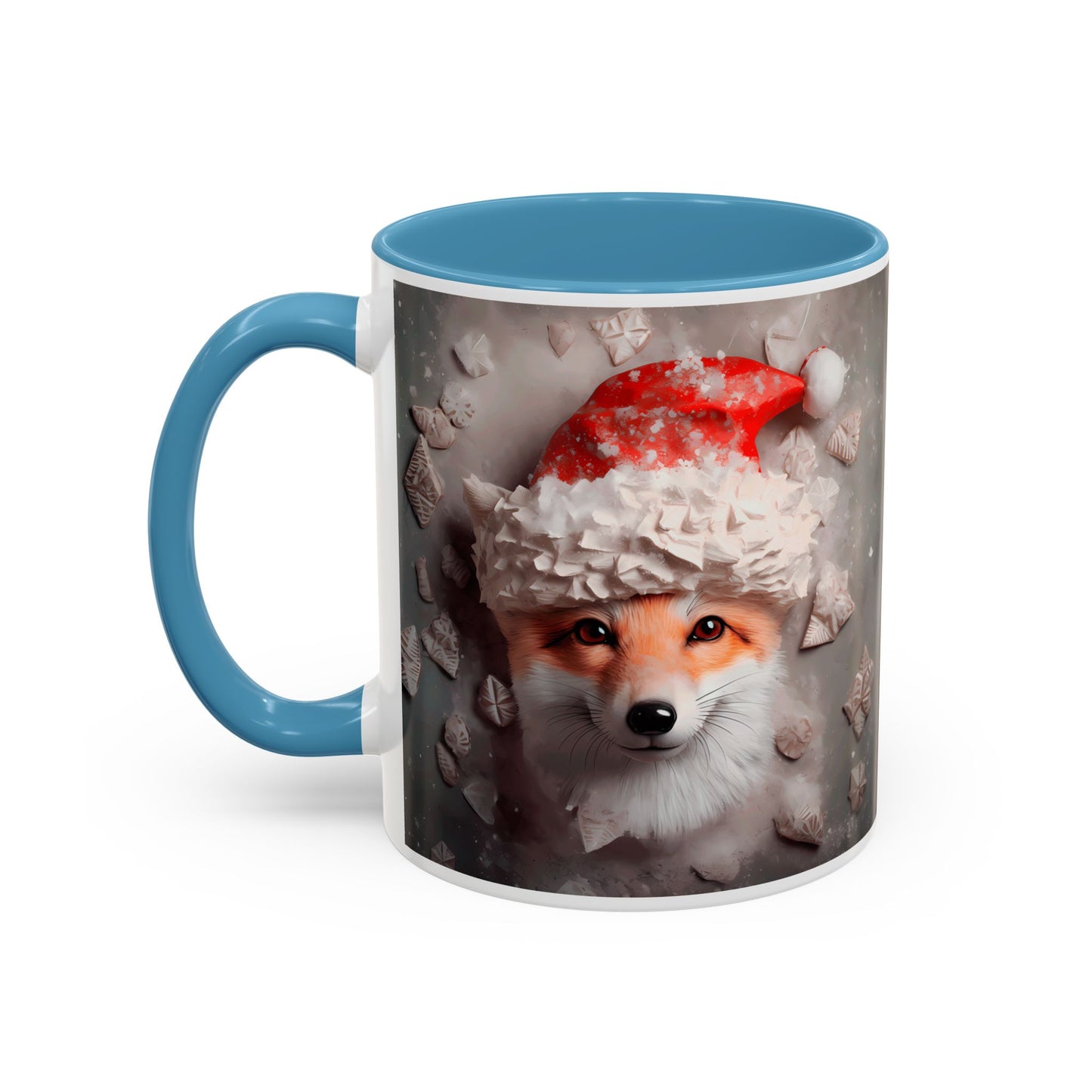 Festive Fox Coffee Mug - Perfect for Holiday Cheer, Gift for Animal Lovers, Winter Decor, Cozy Mornings, Cute Tea Cup