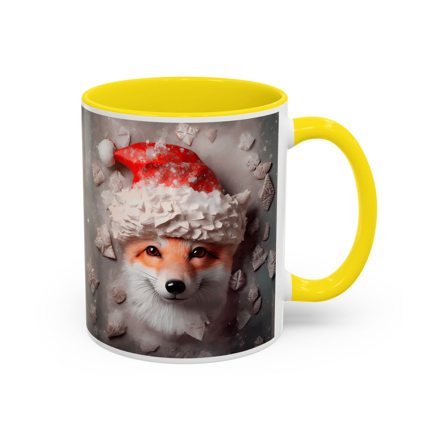 Festive Fox Coffee Mug - Perfect for Holiday Cheer, Gift for Animal Lovers, Winter Decor, Cozy Mornings, Cute Tea Cup