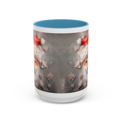 Festive Fox Coffee Mug - Perfect for Holiday Cheer, Gift for Animal Lovers, Winter Decor, Cozy Mornings, Cute Tea Cup