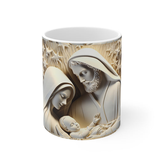 Nativity Scene Ceramic Mugs - Perfect Holiday Gift for Christmas, Cozy Morning Coffee, Religious Home Decor, Family Gatherings, [...]