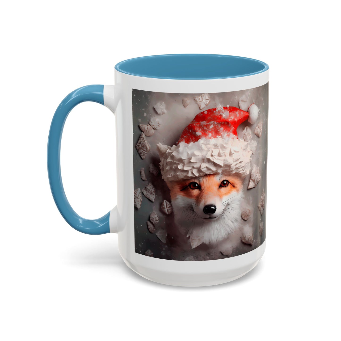 Festive Fox Coffee Mug - Perfect for Holiday Cheer, Gift for Animal Lovers, Winter Decor, Cozy Mornings, Cute Tea Cup
