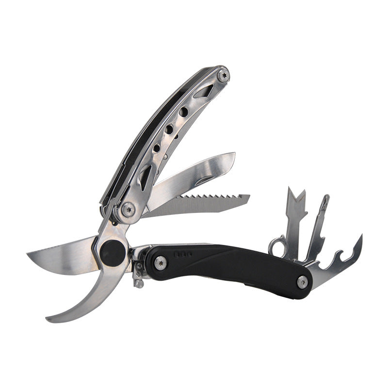 Wautton Multipurpose Garden Clippers with Screwdriver, Saw, Knife, Ruler & More, Compact Garden Shears for Gardening, Camping & Survival Tools-4