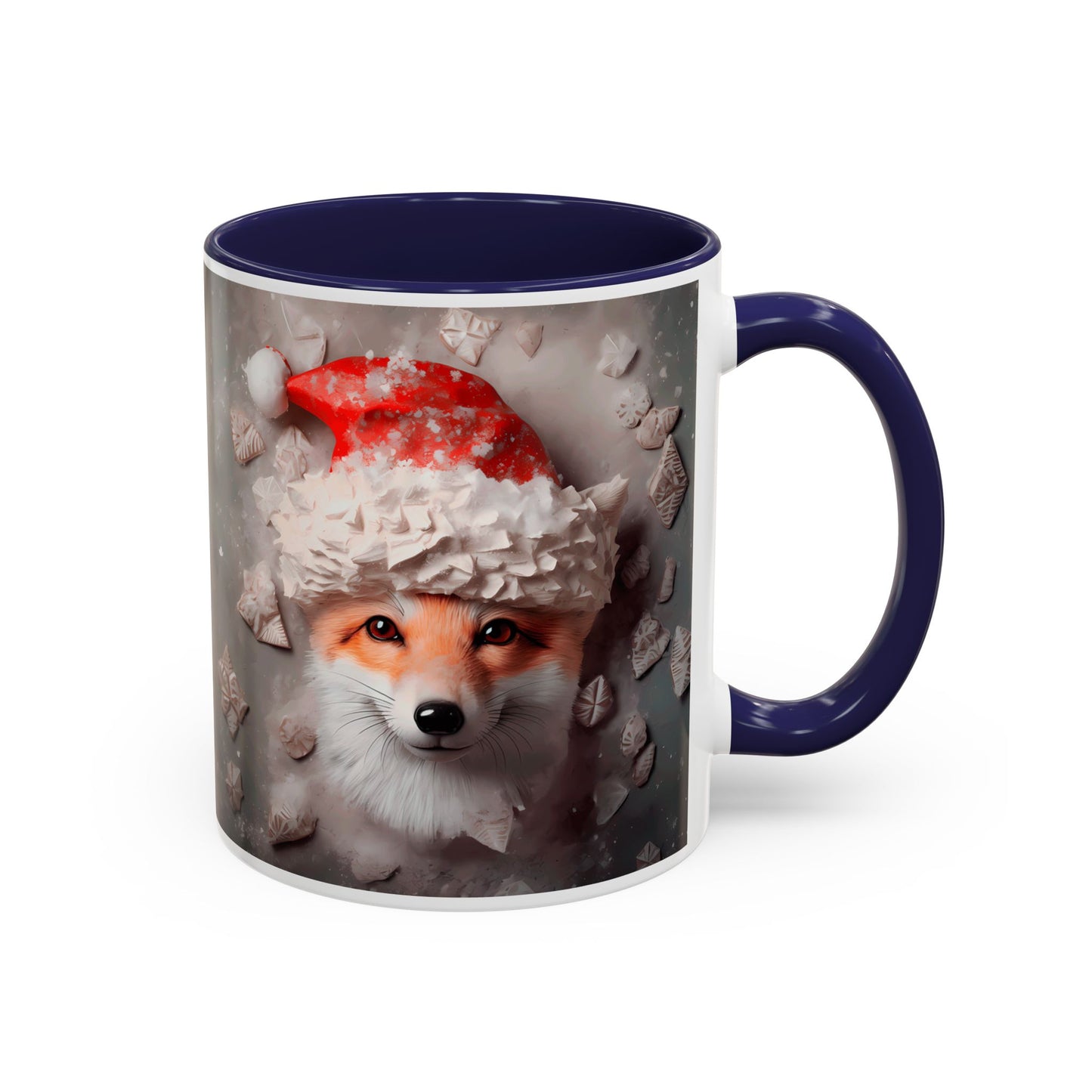 Festive Fox Coffee Mug - Perfect for Holiday Cheer, Gift for Animal Lovers, Winter Decor, Cozy Mornings, Cute Tea Cup