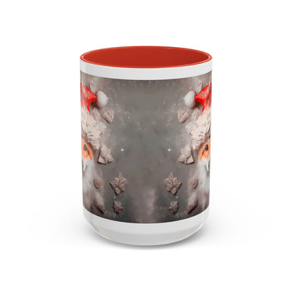 Festive Fox Coffee Mug - Perfect for Holiday Cheer, Gift for Animal Lovers, Winter Decor, Cozy Mornings, Cute Tea Cup