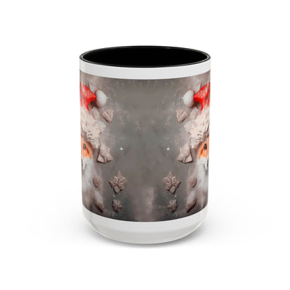 Festive Fox Coffee Mug - Perfect for Holiday Cheer, Gift for Animal Lovers, Winter Decor, Cozy Mornings, Cute Tea Cup