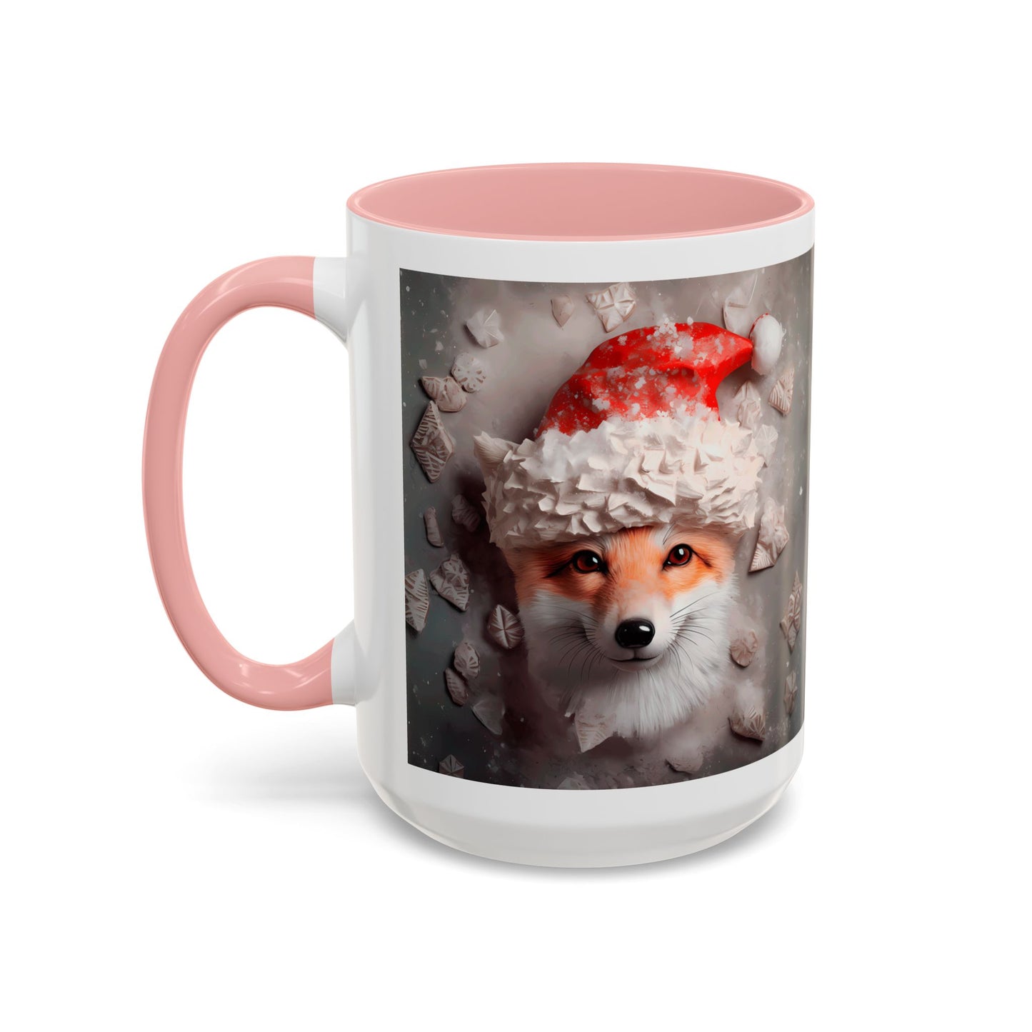 Festive Fox Coffee Mug - Perfect for Holiday Cheer, Gift for Animal Lovers, Winter Decor, Cozy Mornings, Cute Tea Cup