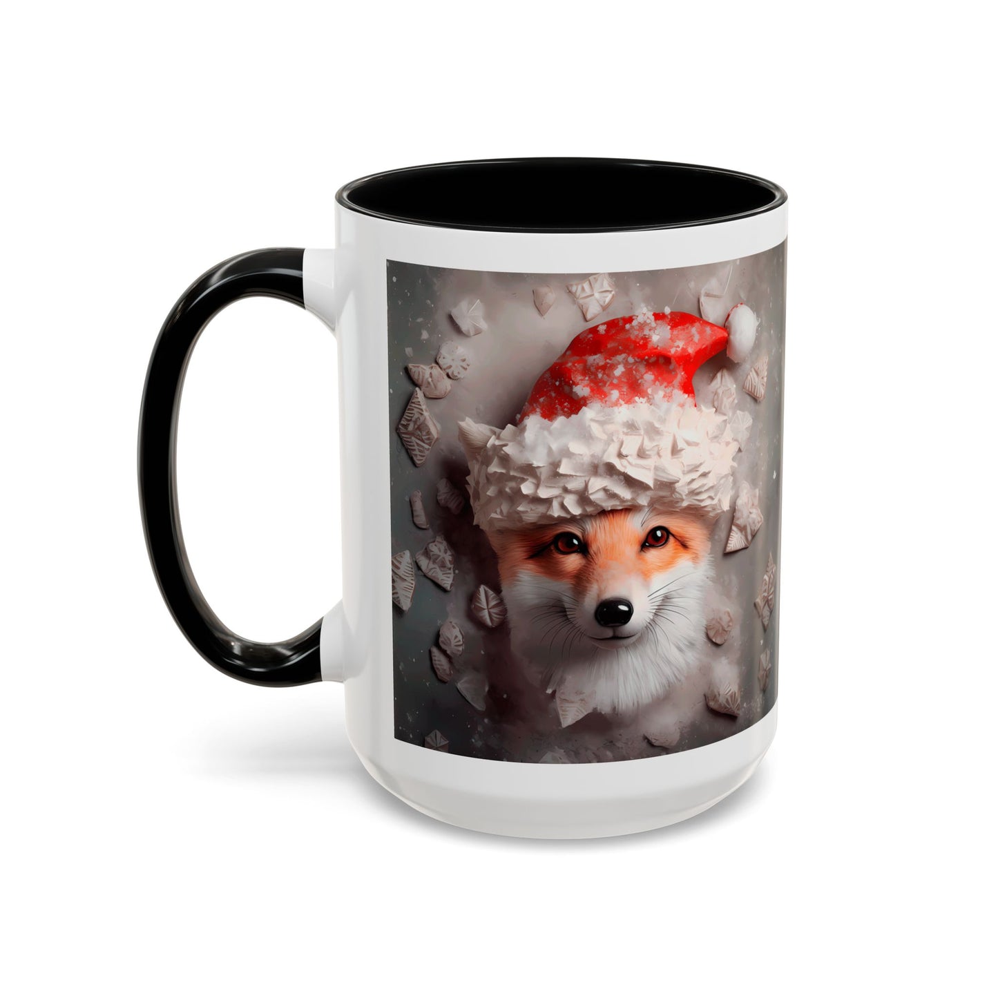 Festive Fox Coffee Mug - Perfect for Holiday Cheer, Gift for Animal Lovers, Winter Decor, Cozy Mornings, Cute Tea Cup