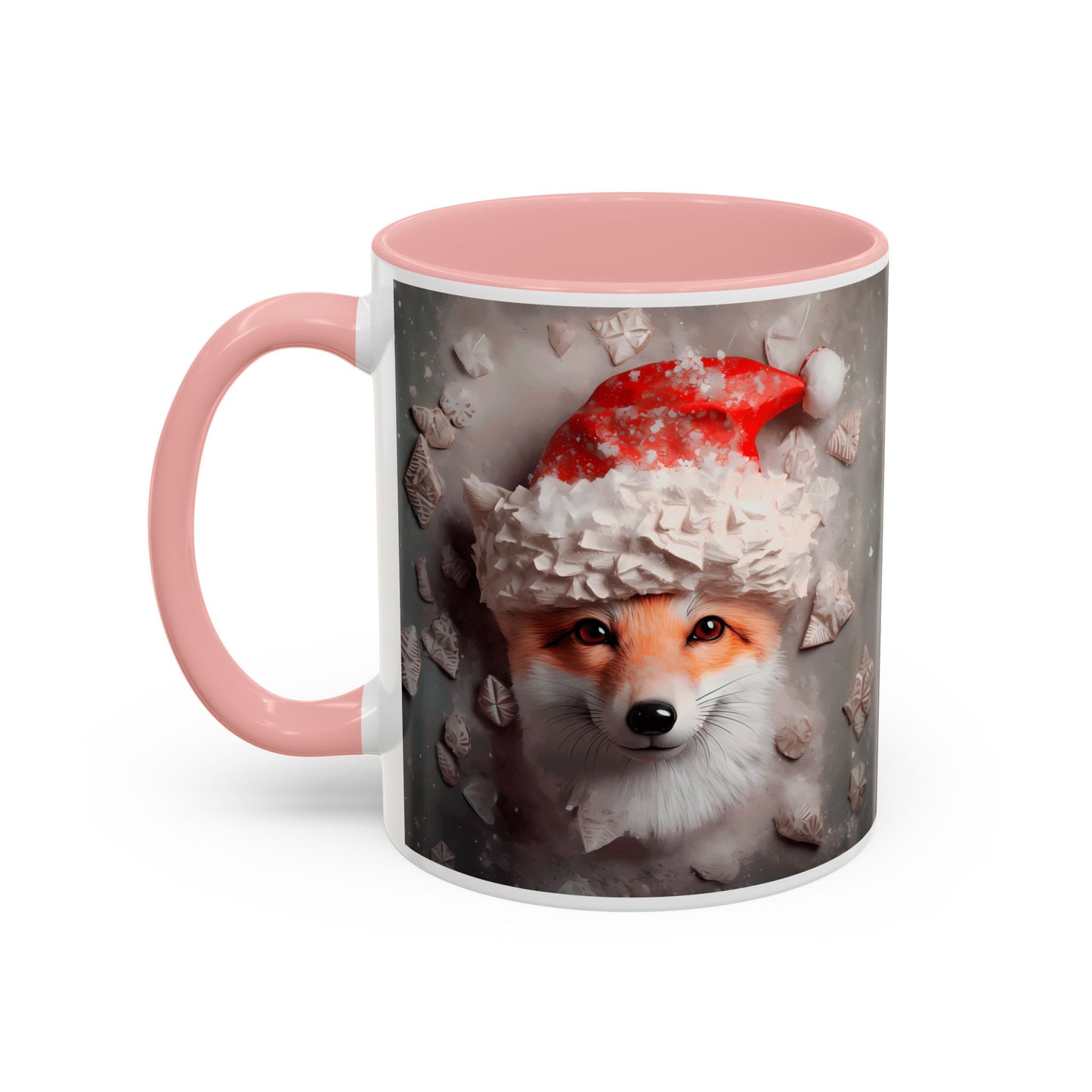 Festive Fox Coffee Mug - Perfect for Holiday Cheer, Gift for Animal Lovers, Winter Decor, Cozy Mornings, Cute Tea Cup